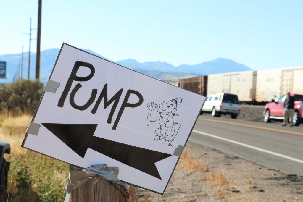 image: sign for Pocatello Pump