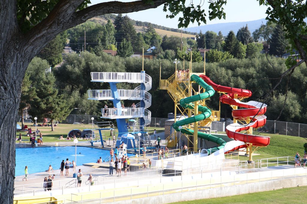 Lava Hot Springs Olympic Pools & swimming complex