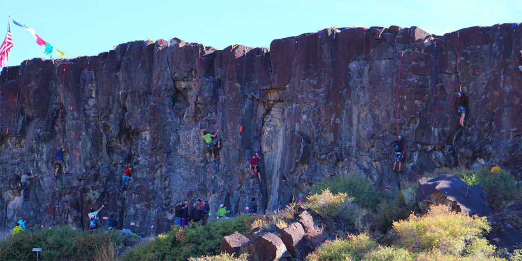 Sunny Side Cliffs Climbing at Ross Park Visit Pocatello Idaho