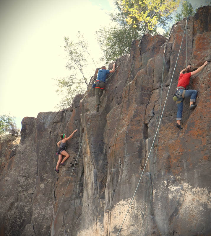 Pocatello Pump rock climbing competition